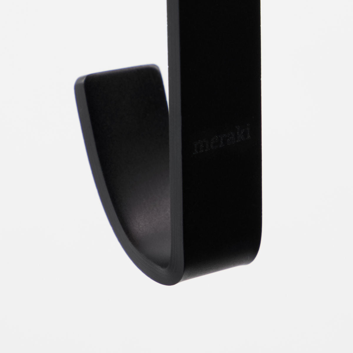 Meraki hook, thapsus, brushed black finish