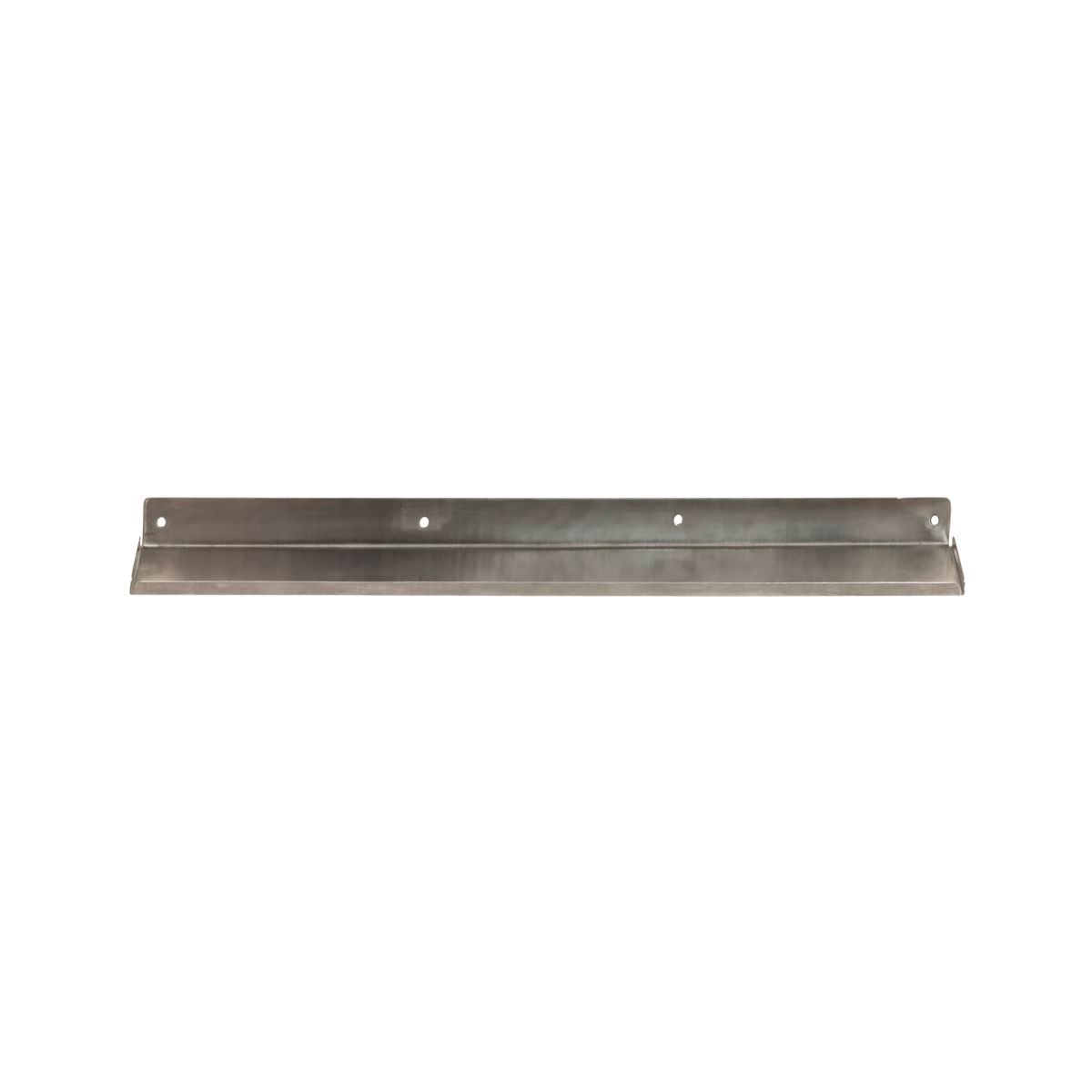 Shelf, hdledge, brushed silver