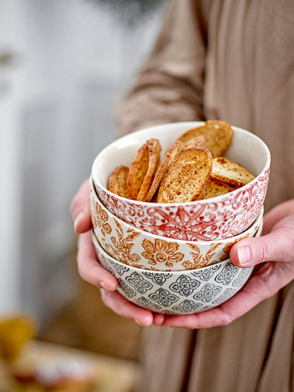 Bloomingville Genia bowl, brown, stoneware