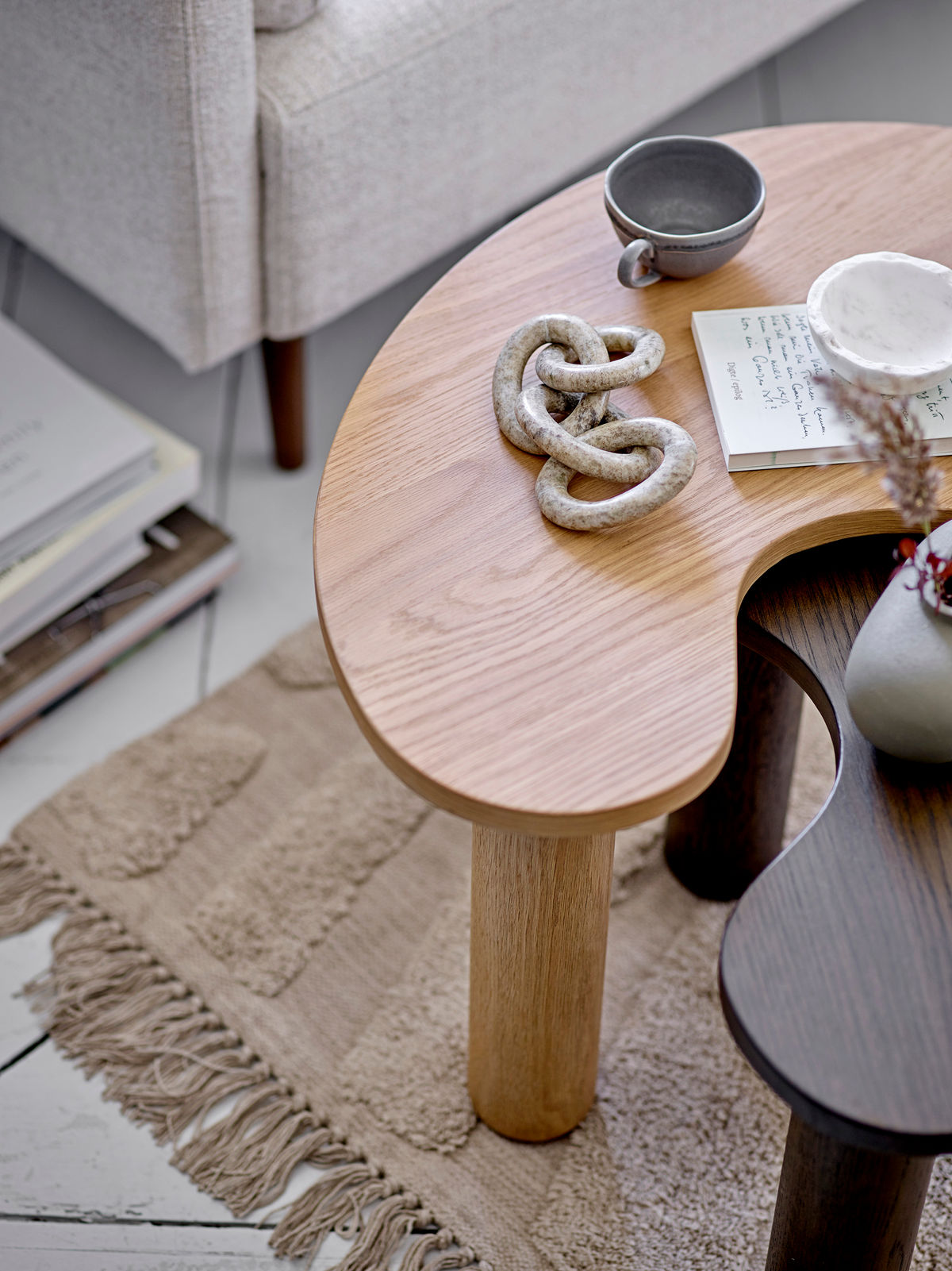 Bloomingville luppa coffee table, nature, rubber tree