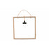 Langbo Square Frame - Natural Oiled Oak / Chrome - Langbo - DesignGaragen.dk