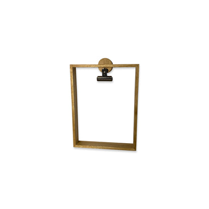 Langbo A5 Frame - Natural Oiled Oak / Brass - Langbo - DesignGaragen.dk