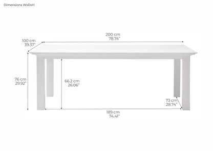 Halifax Spisebord 200.00 cm - NovaSolo - DesignGaragen.dk