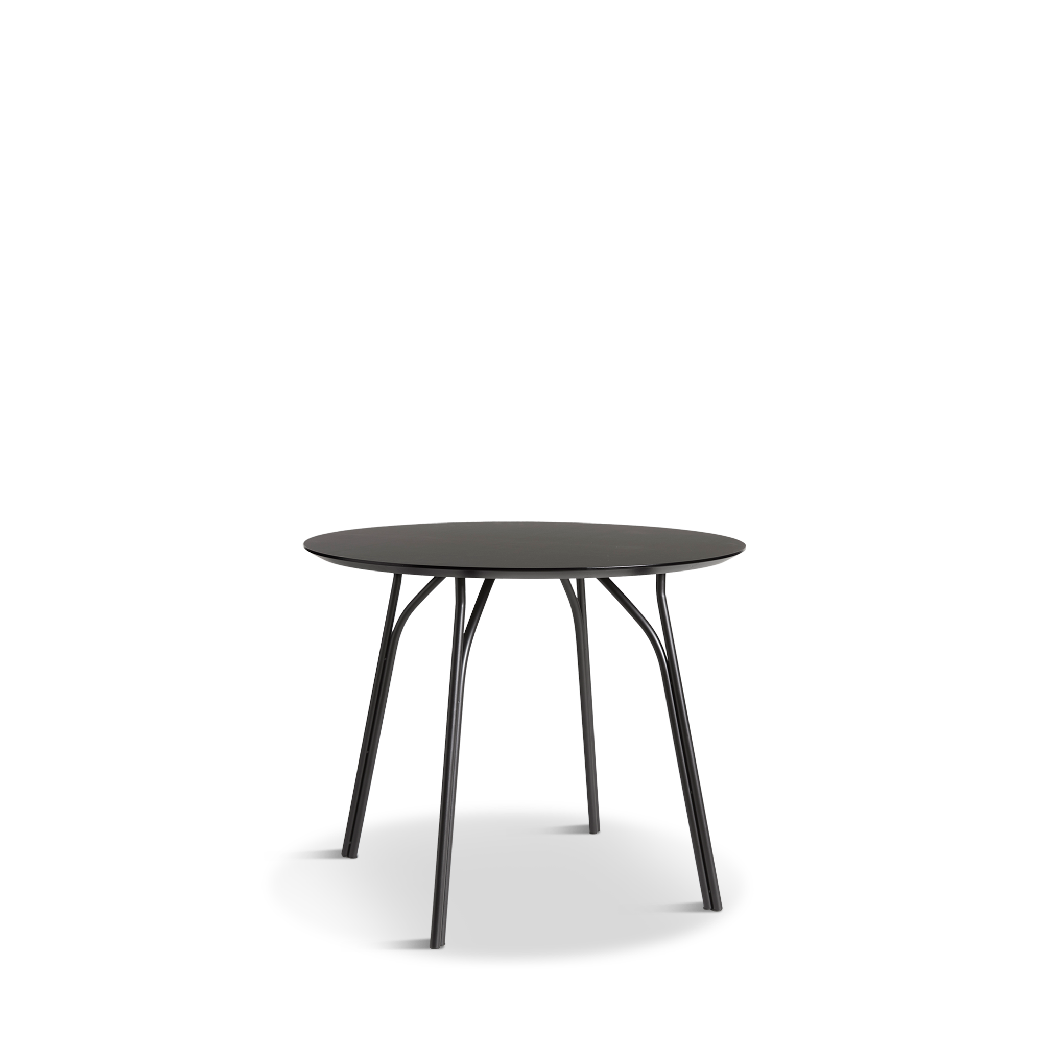 WOUD - Tree dining table (90 cm) - Charcoal black/black - WOUD - DesignGaragen.dk