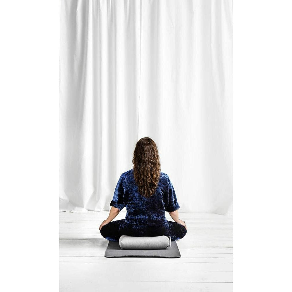 Nordal YOGA og meditationspude - 40x20 cm - grå - Nordal - DesignGaragen.dk