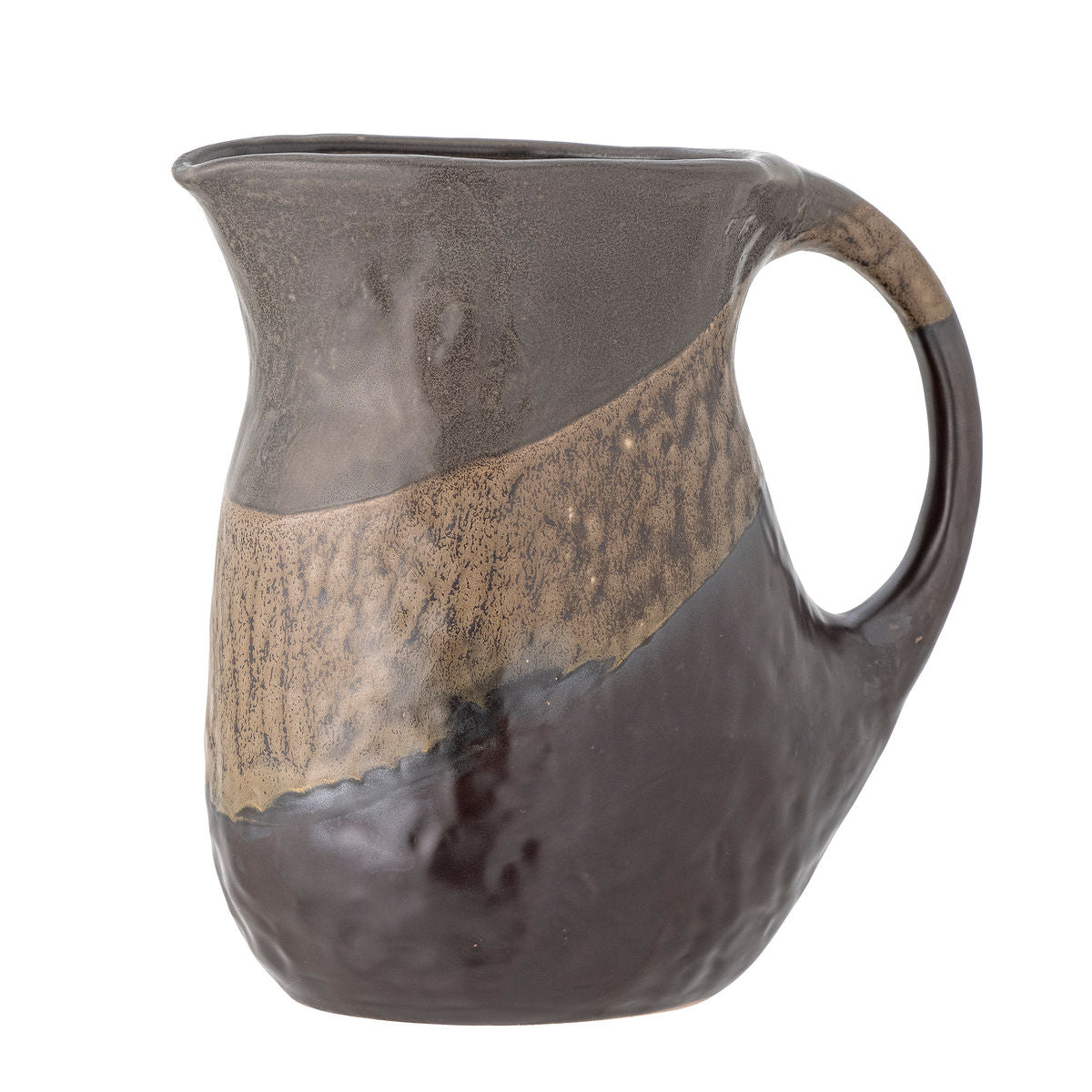 Bloomingville Paula pitcher, brown, stoneware