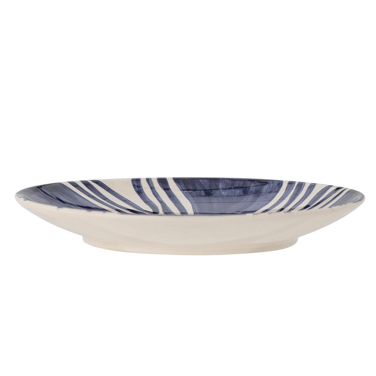 Bloomingville Shama plate, blue, stoneware