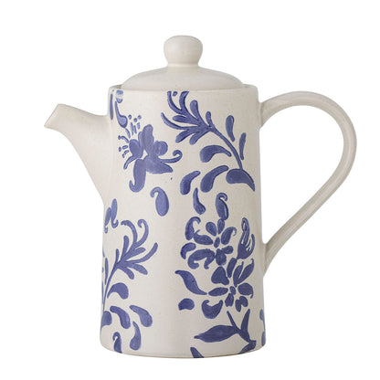 Creative Collection Petunia Teapot, Blue, Stoneware