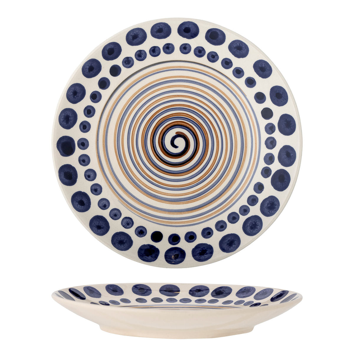 Bloomingville Shama Plate, Orange, Stoneware