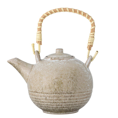 Bloomingville Razan teapot, nature, stoneware