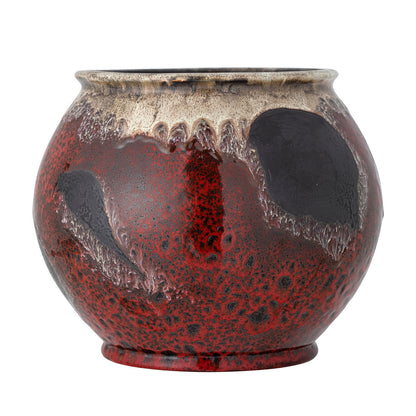 Bloomingville Souha Herbal Potted Hides, Red, Stoneware