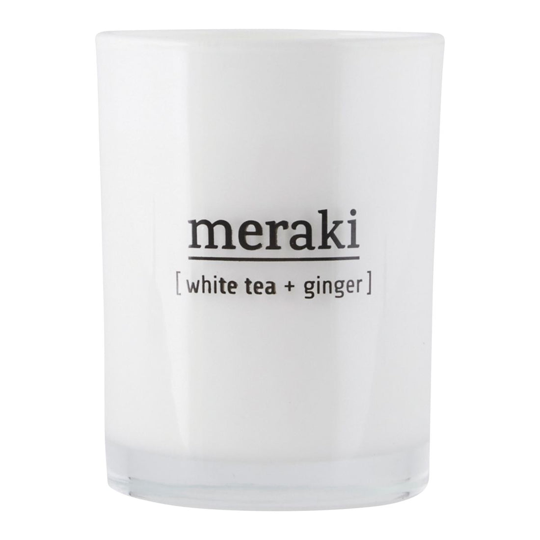 Meraki Meraki Duftlys, White tea &amp; ginger - DesignGaragen.dk.