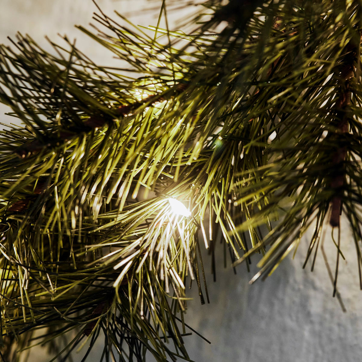 Wreath with LED, HDPEUCE, NATURE