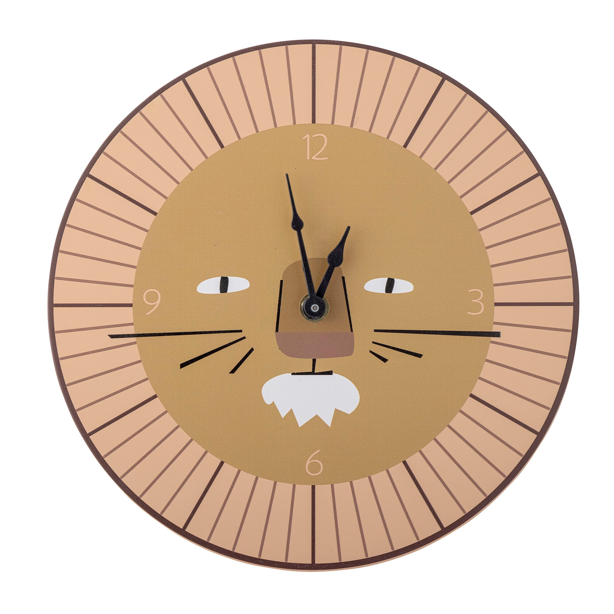 Bloomingville Mini - Harrison wall clock, brown, mdf