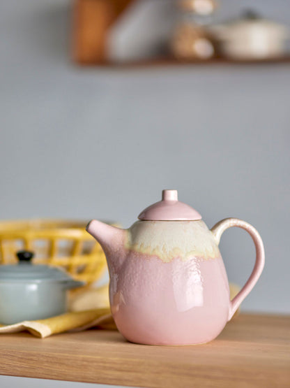 Bloomingville Louisa Teapot, Rosa, Stoneware