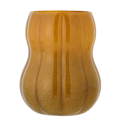 Creative Collection Pumpkin Vase, Brown, Glass