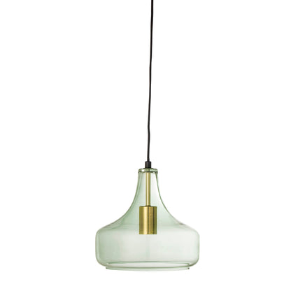 Bloomingville Yuser pendant, green, glass