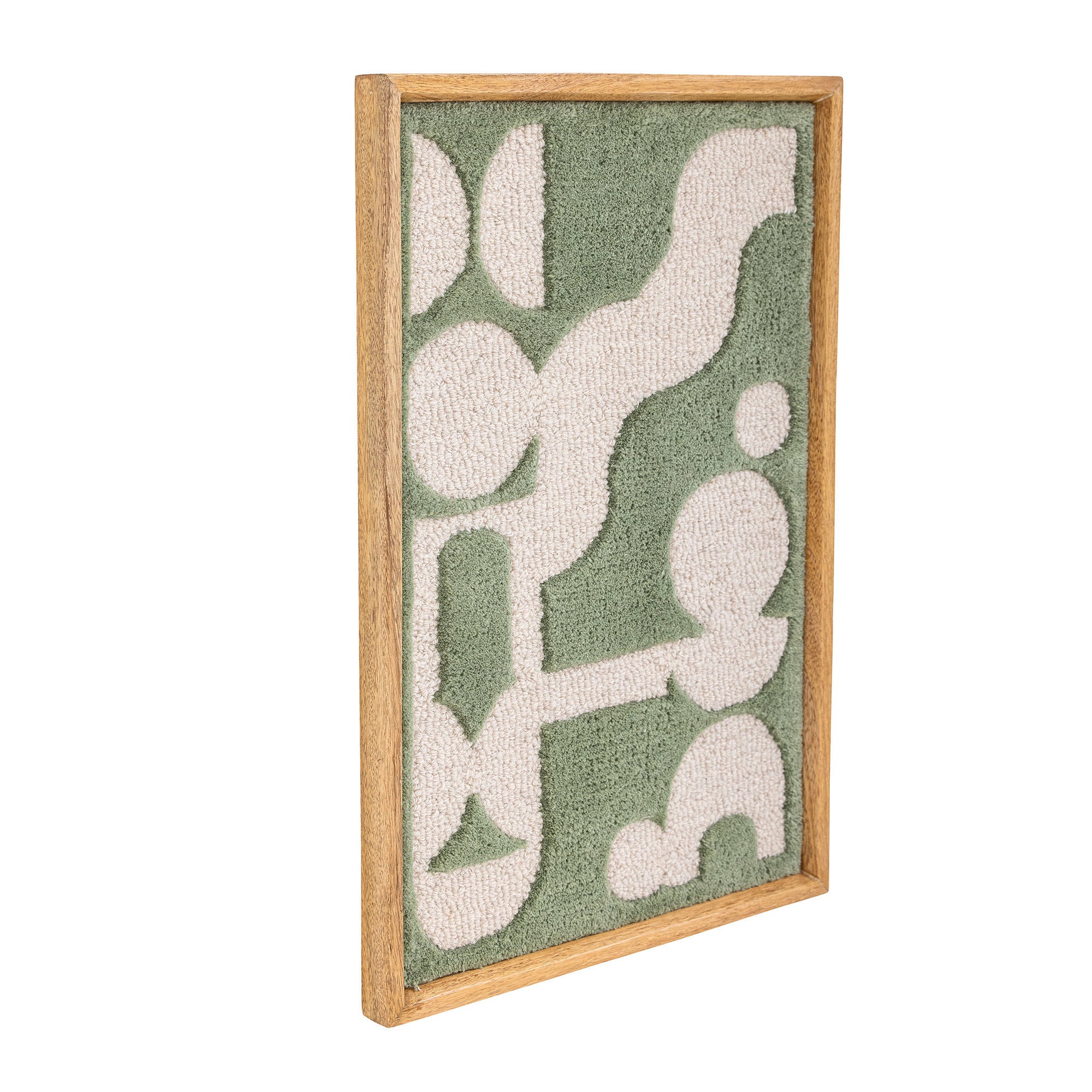 Bloomingville Longton Wall Decoration, Green, Wool