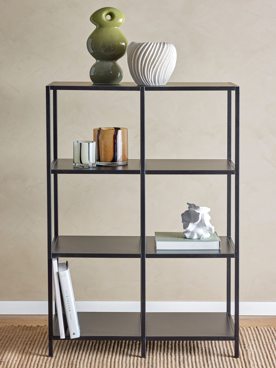 Bloomingville Valde Bookshelf, Black, Metal