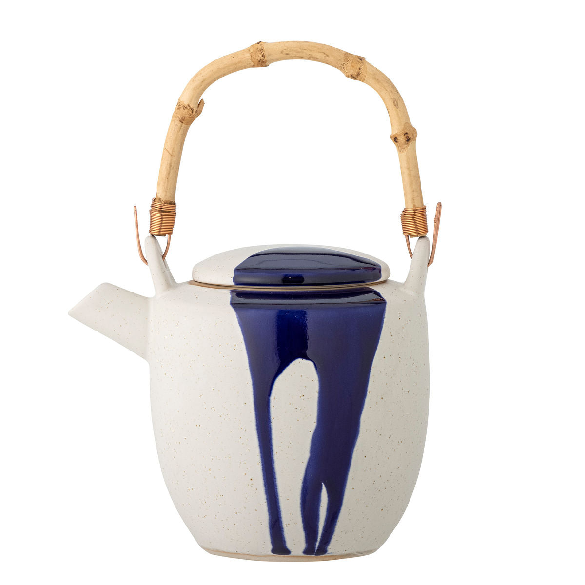 Bloomingville Okayama Teapot, Blue, Stoneware