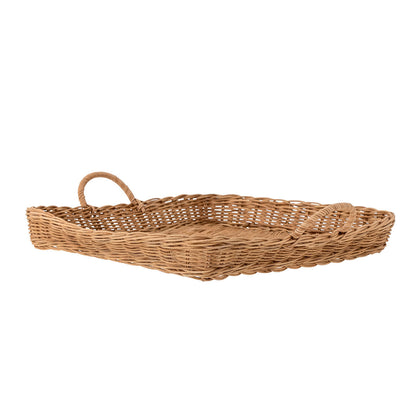 Bloomingville Angie serving tray, nature, rattan