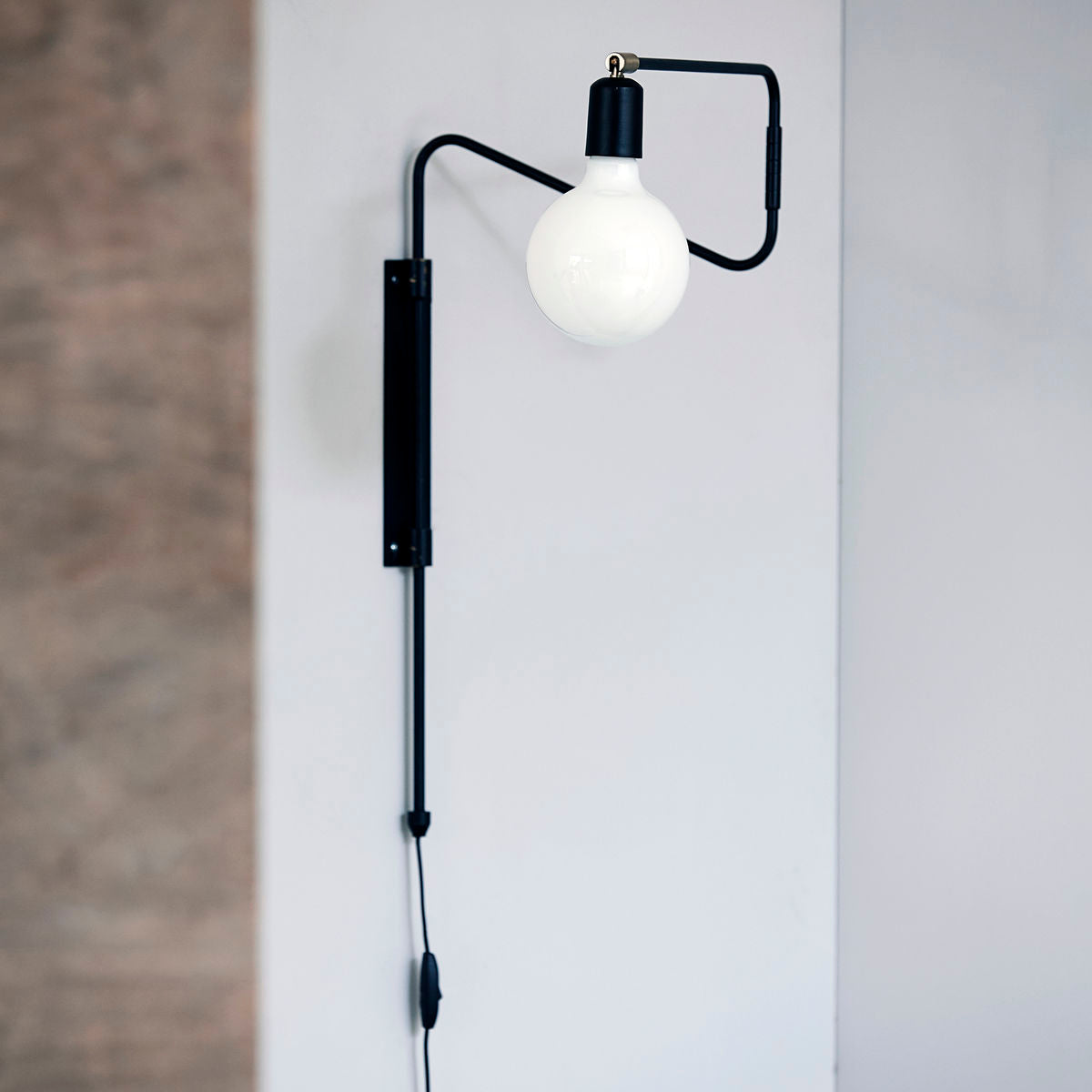 Wall lamp, hdswing, black