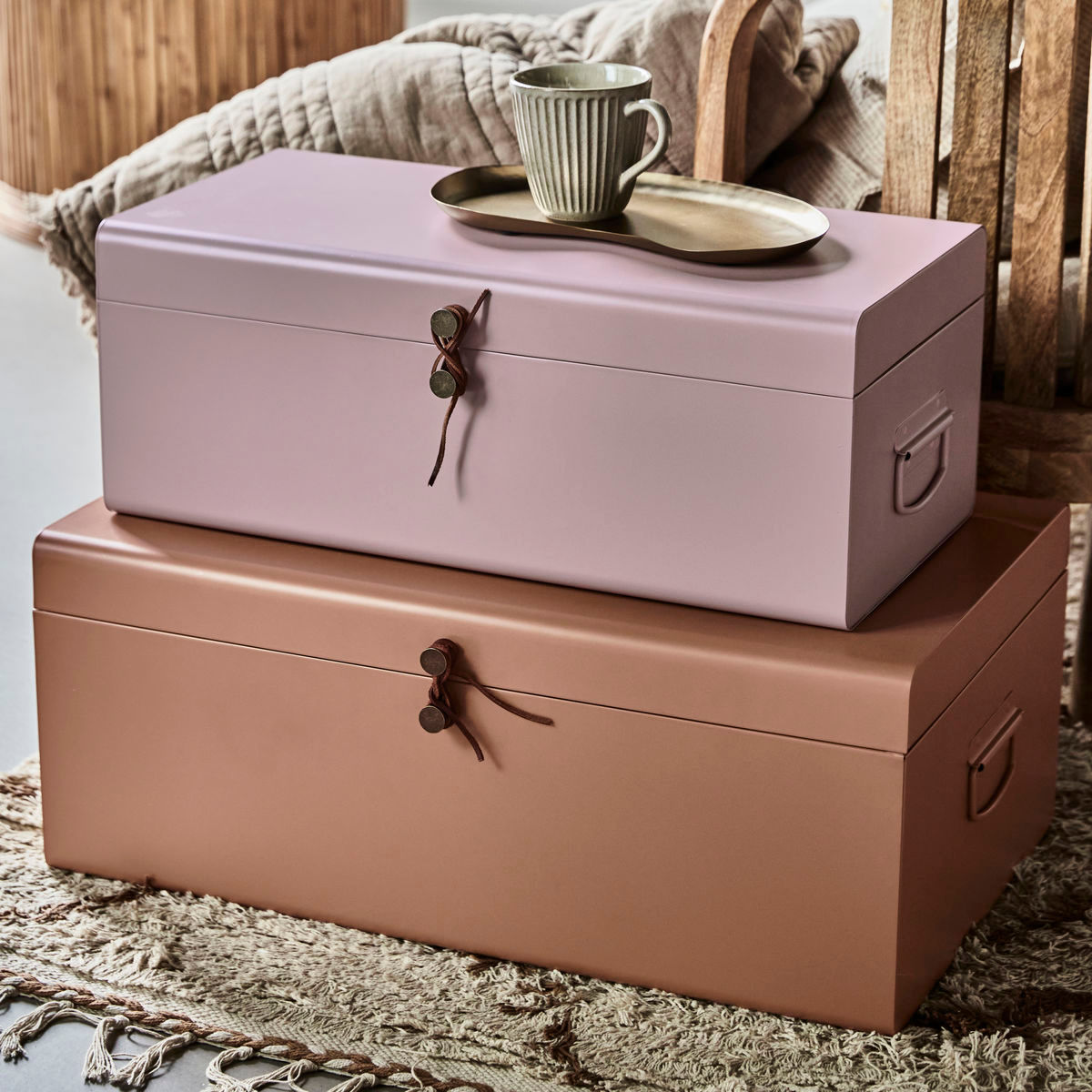 Storage, HDMetal, beige/pink