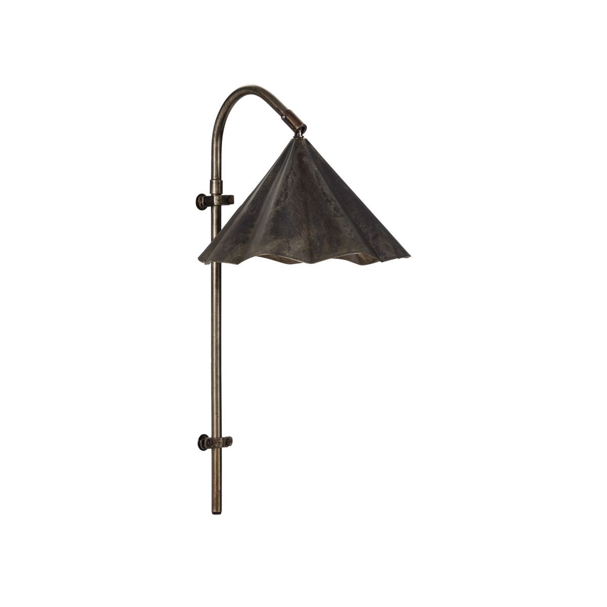 Wall lamp, hdflola, antique brown