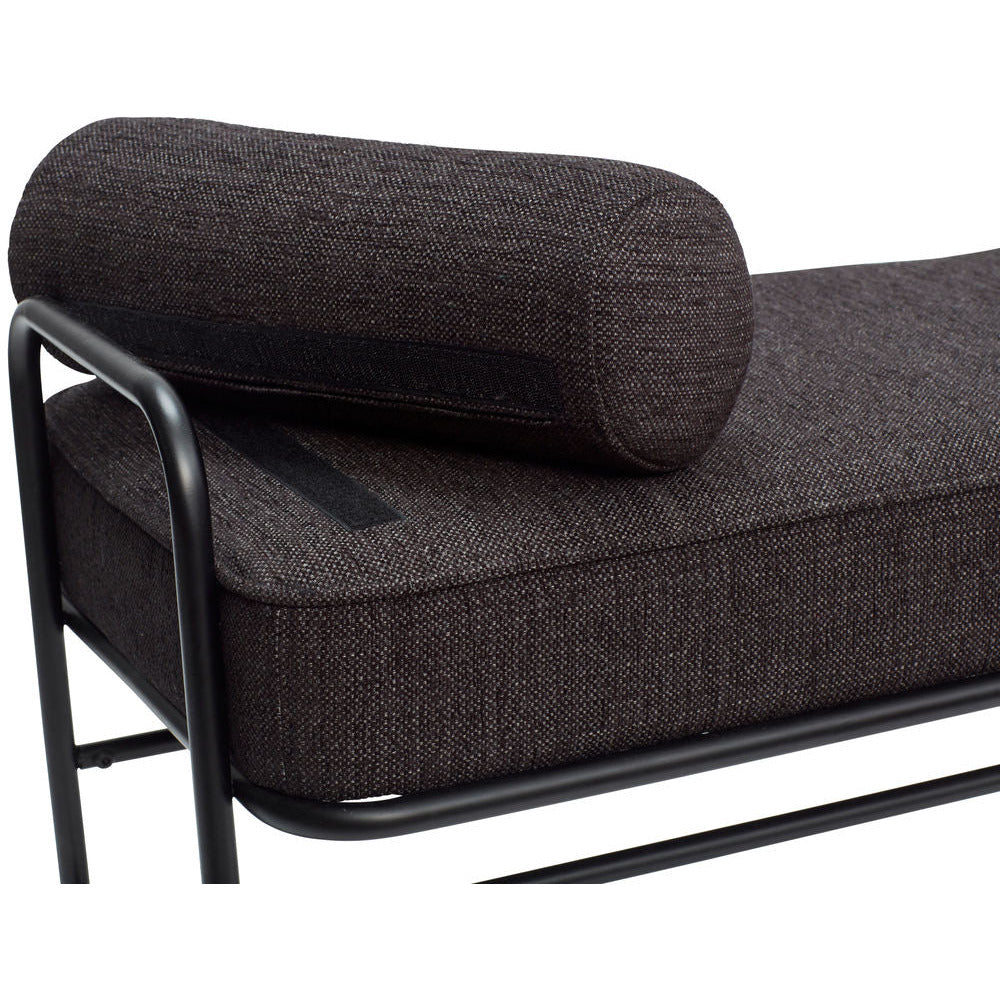 Hübsch Pipe bench black