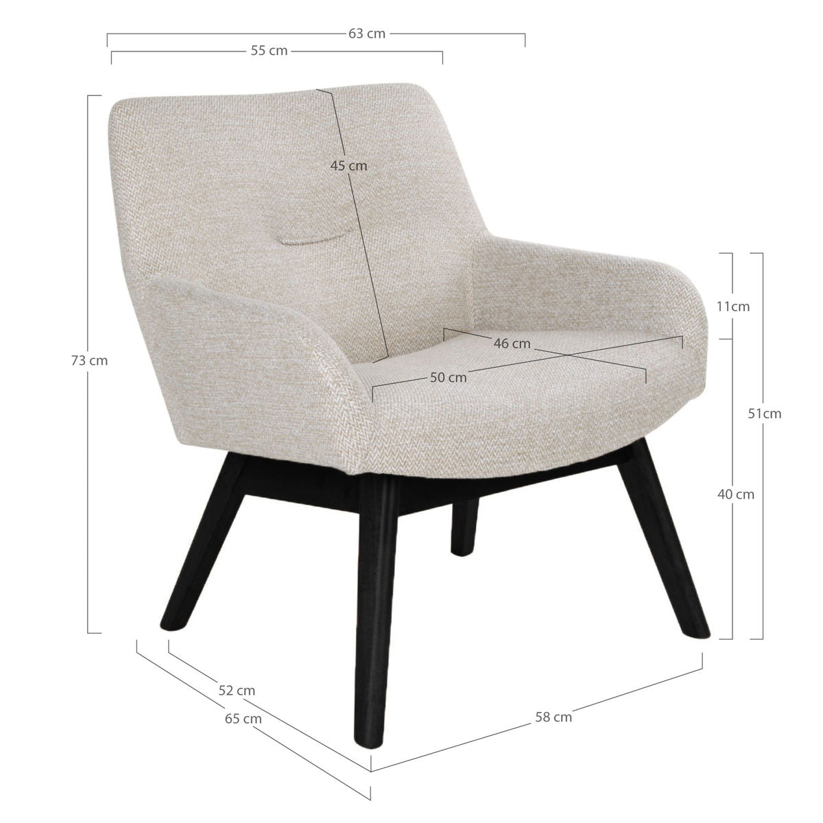 House Nordic London armchair