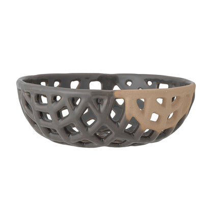 Bloomingville Electra Deko bowl, gray, stoneware