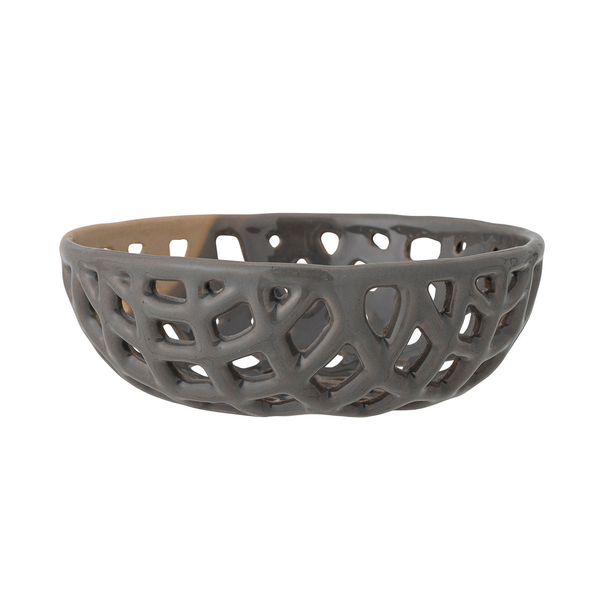 Bloomingville Electra Deko bowl, gray, stoneware