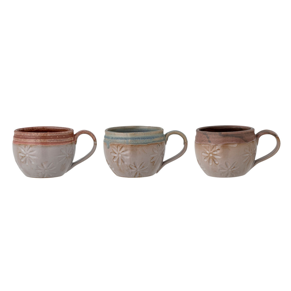 Creative Collection Aster mugs, brown, stoneware