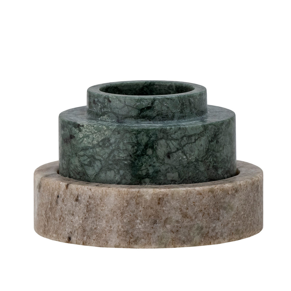 Bloomingville Dalin Lighthouse &amp; Candlestick, Green, Marble