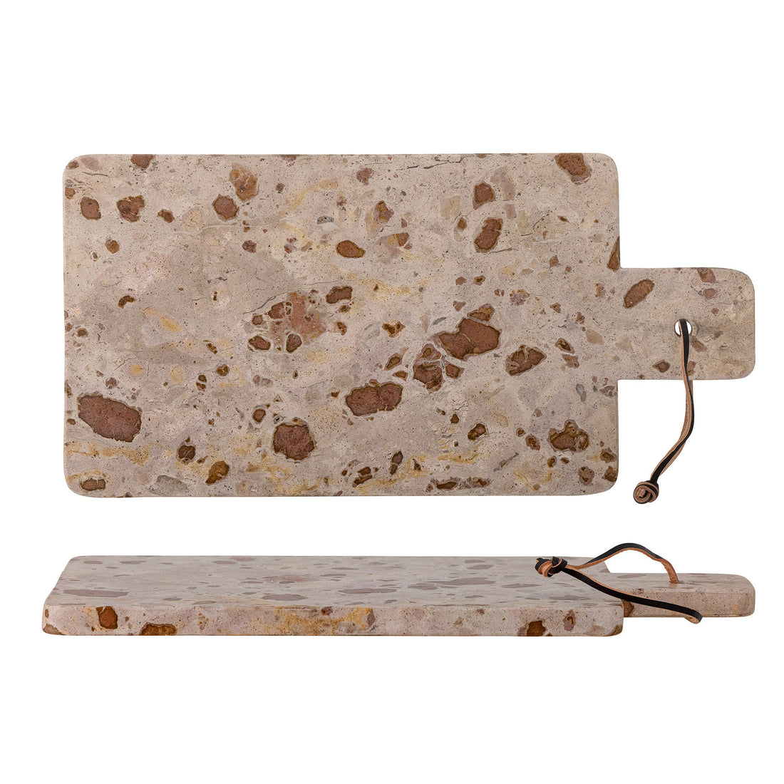 Bloomingville nukaka cutting board, brown, marble