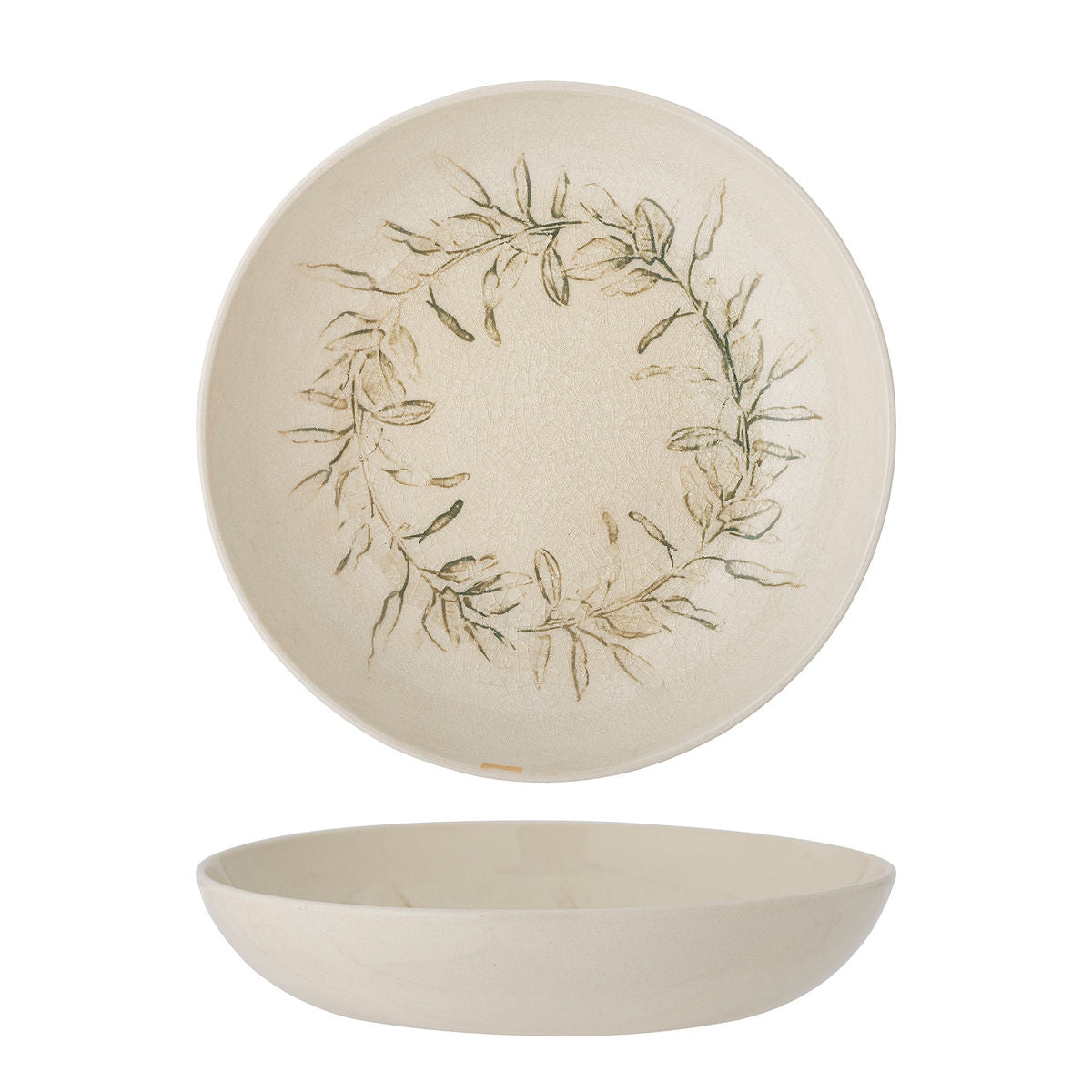 Bloomingville Hollie bowl, green, stoneware