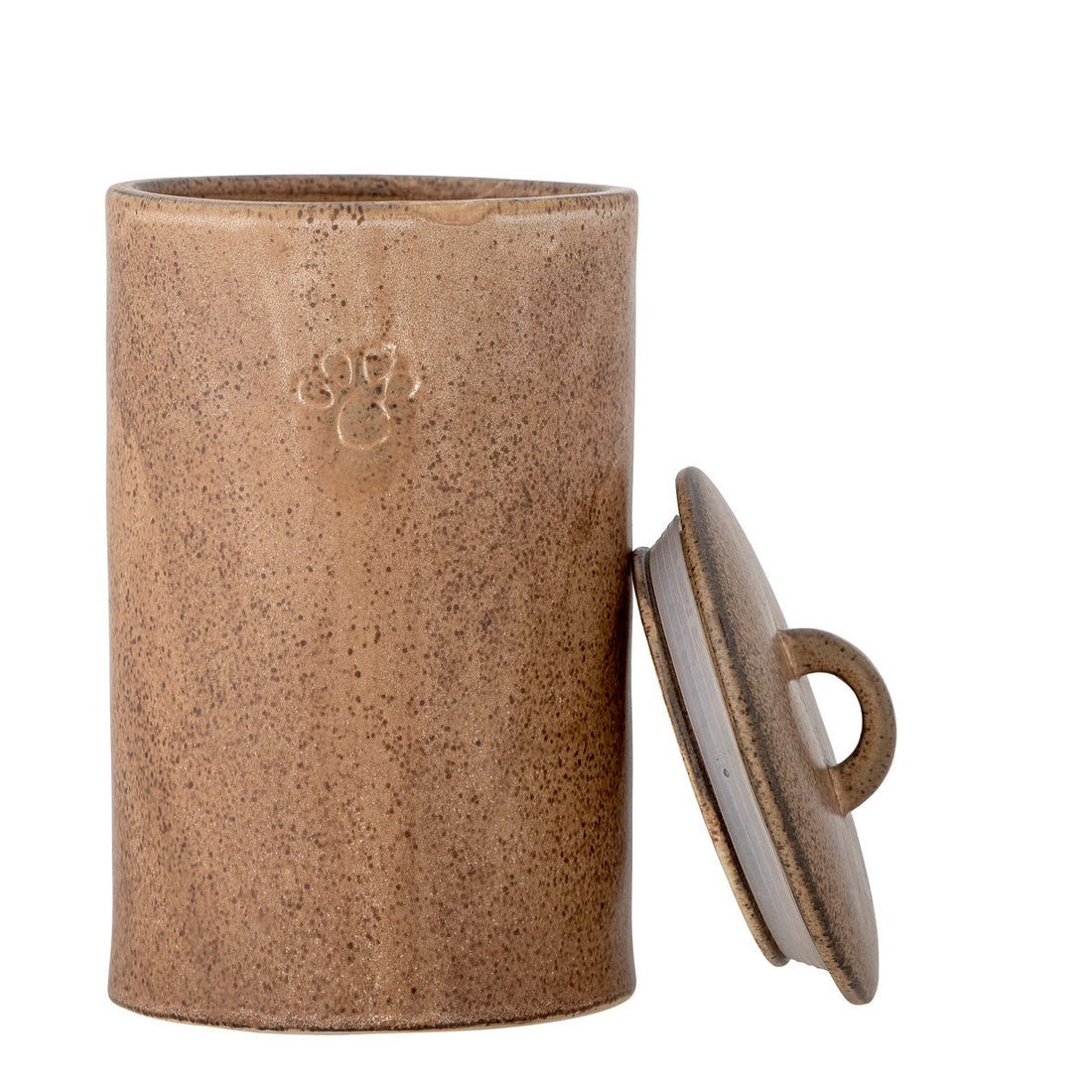 Bloomingville Buddy Pot w/lid, brown, stoneware