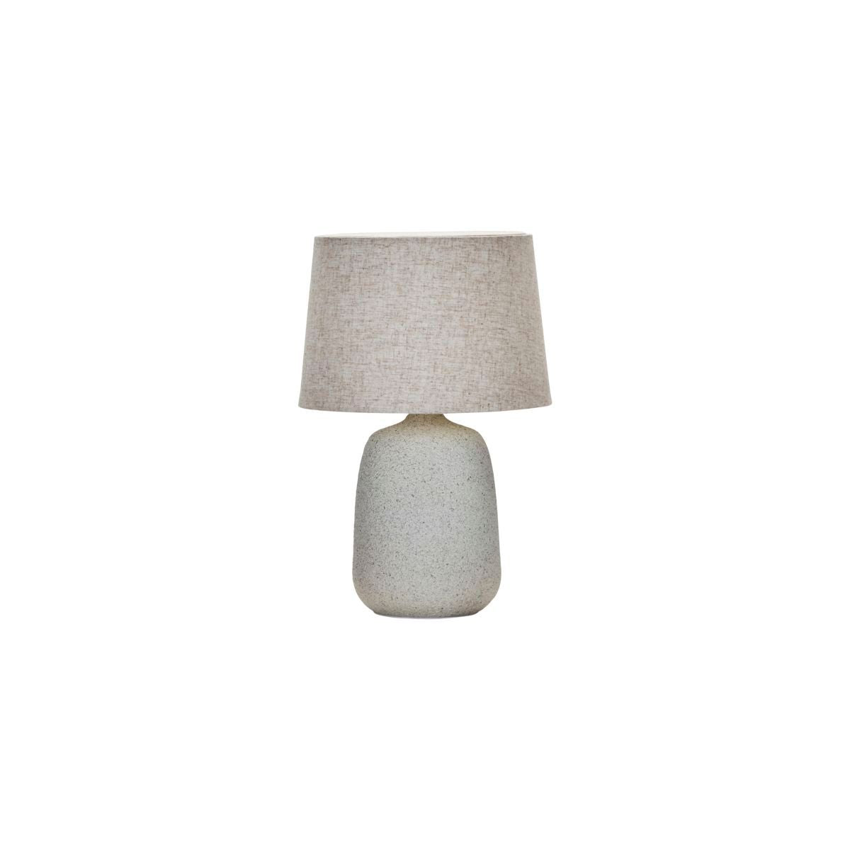 Table lamp incl. lampshade, hdtana, raw white