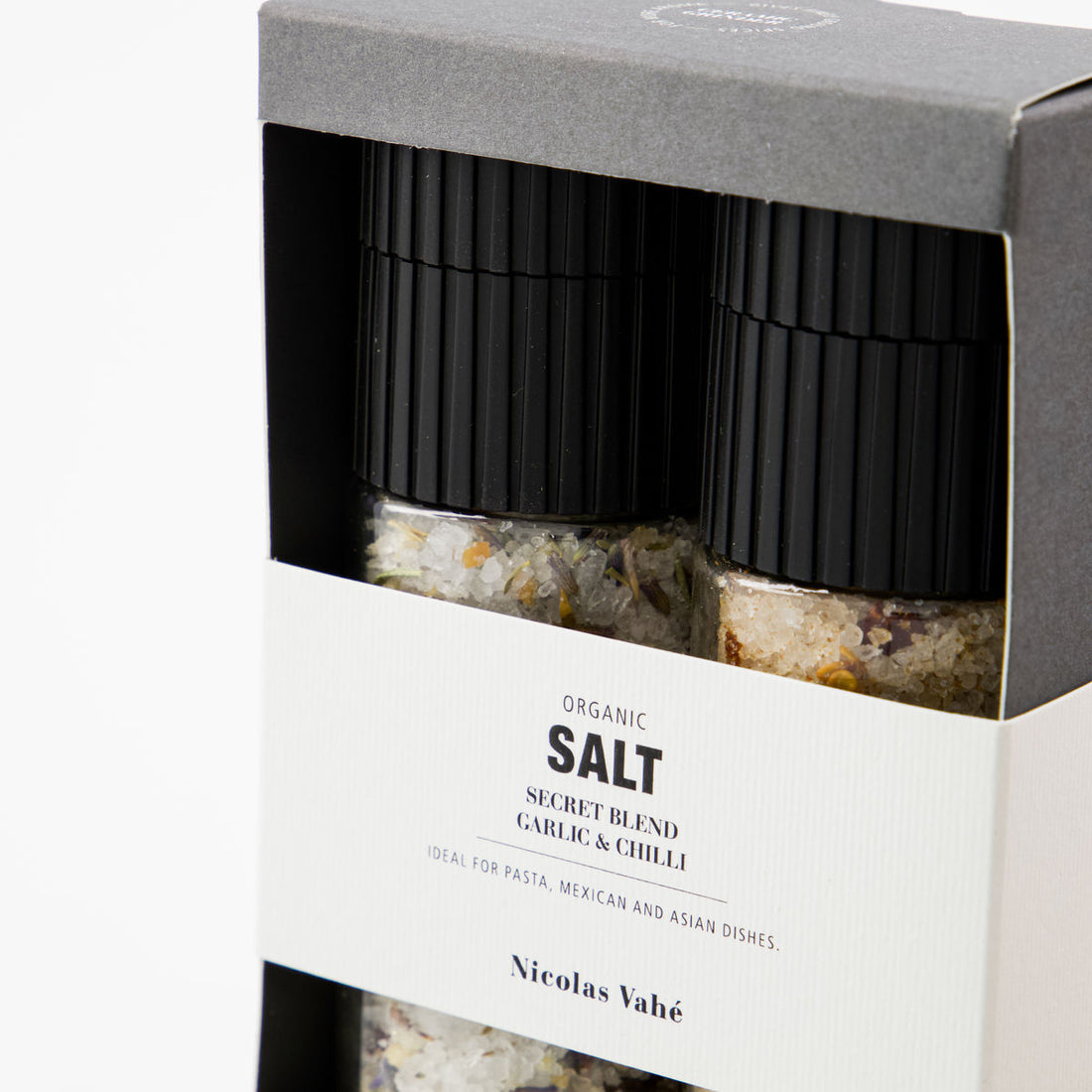 Nicolas Vahe Gift Box, Nicolas Vahé Organic Secret Blend &amp; Salt, Garlic &amp; Chilli