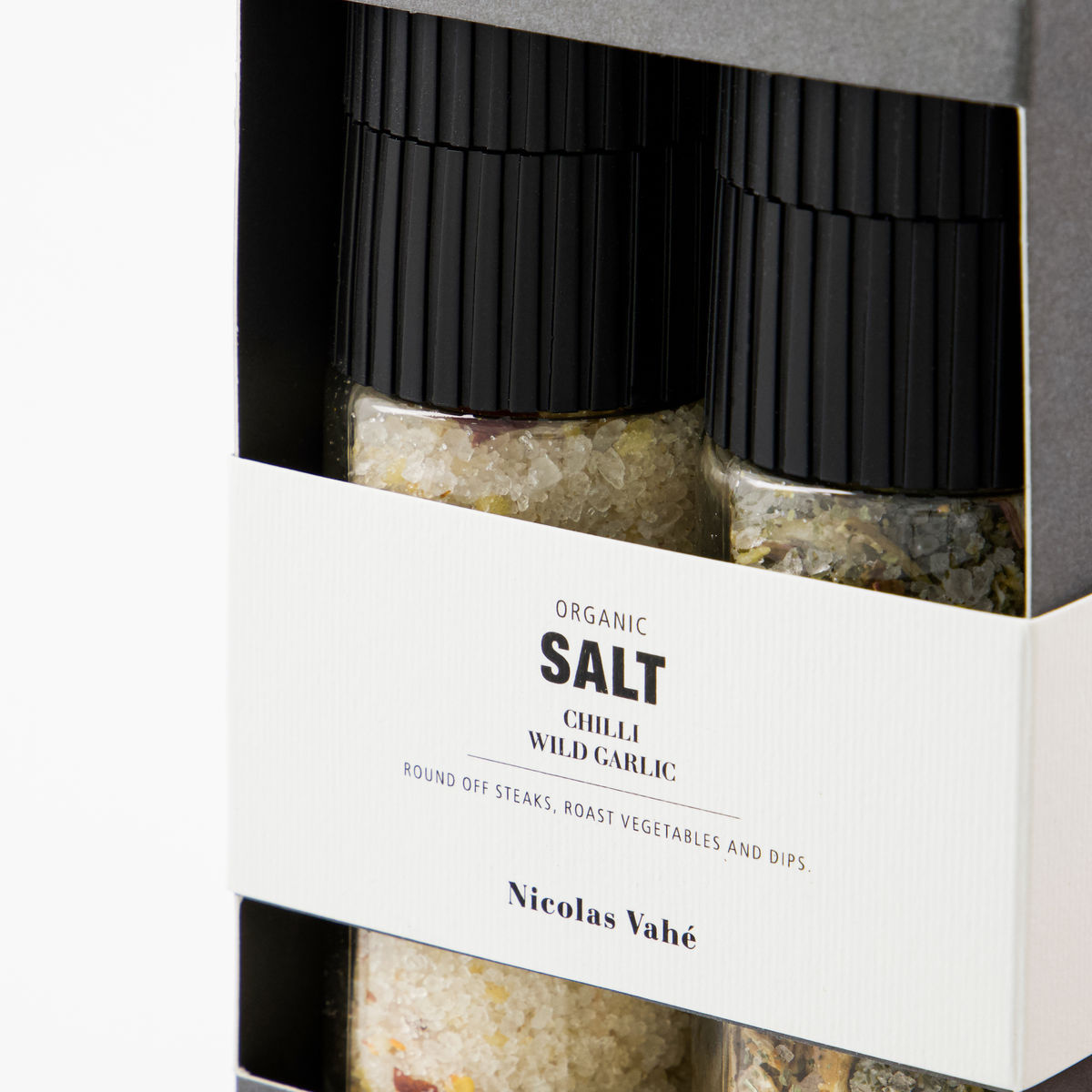 Nicolas Vahe Gift Box, Nicolas Vahé Organic Chilli Salt &amp; Wild Garlic