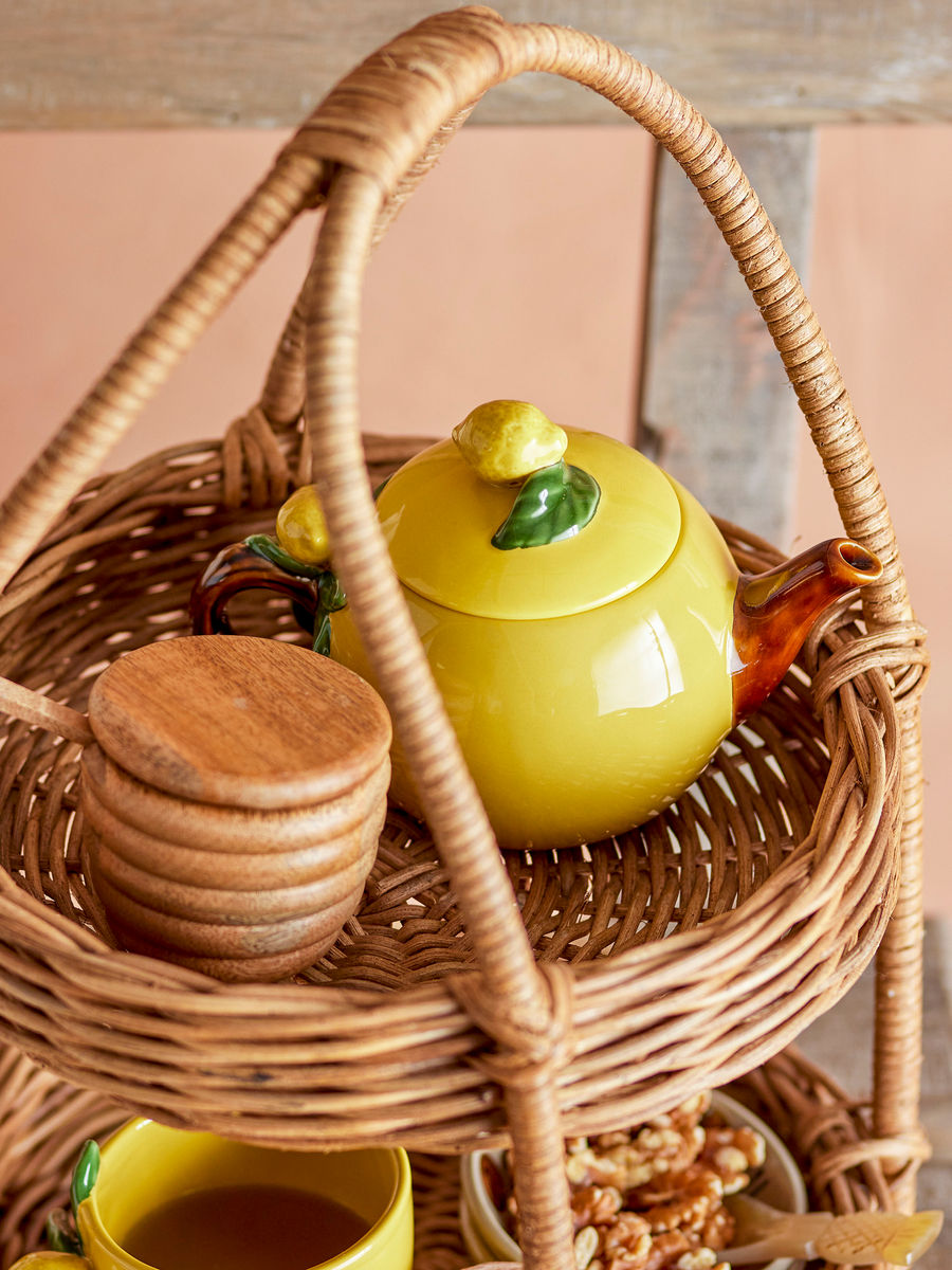 Creative Collection Limone teapot, yellow, stoneware