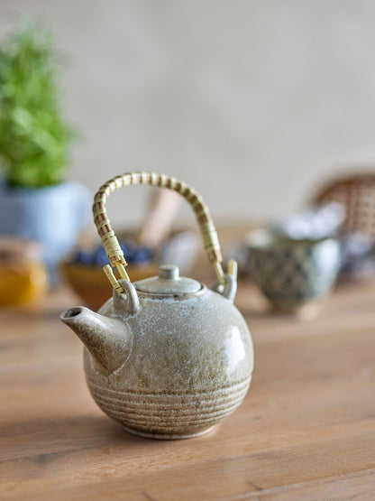 Bloomingville Razan teapot, nature, stoneware