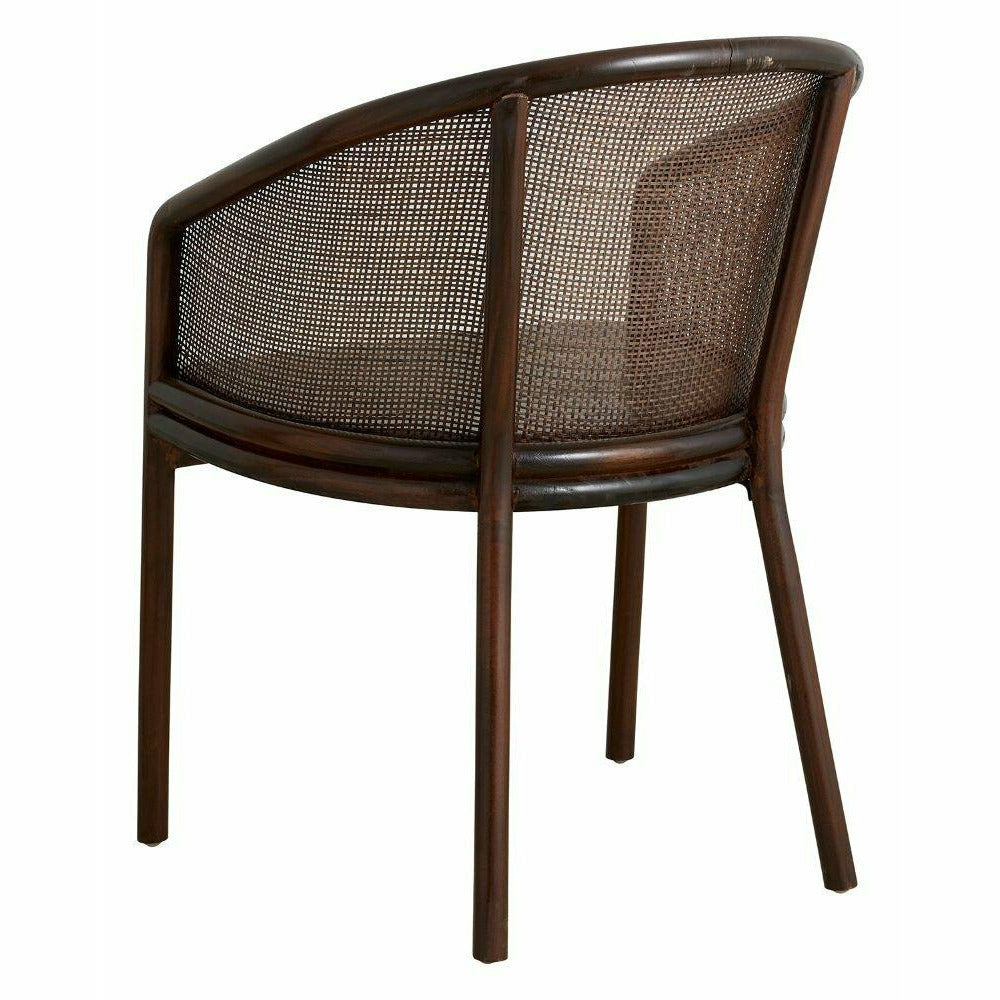 Nordal MOSSO dining chair - dark brown