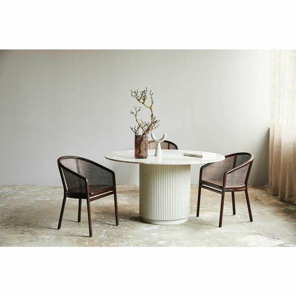 Nordal MOSSO dining chair - dark brown